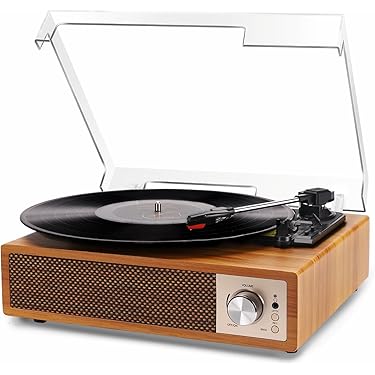 ★音楽・楽器大セール！★レコードプレーヤー アンプ内蔵 LP/EP対応 Amazon.co.jp: 木製ビニールレコードプレーヤー、スピーカー内蔵